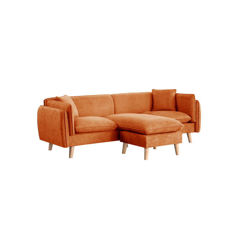 Wayfair orange sectional hotsell